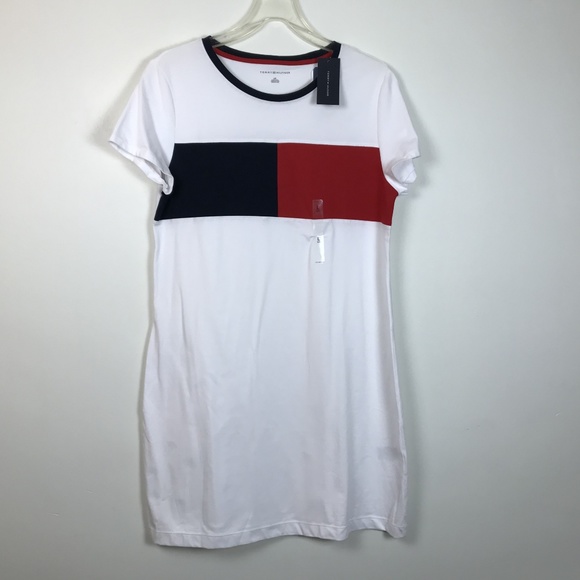 Tommy Hilfiger Dresses & Skirts - Tommy Hilfiger Misses XL Large Flag T Shirt Dre